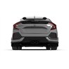 RallyArmor | Black UR Mud Flap Logo Gris Foncé - Civic Hatch EX / EX-L / LX 2017-2021
