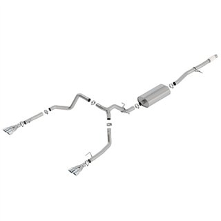 Borla | Cat-Back Exhaust Touring - Silverado / Sierra 1500 5.3L 2019-2025