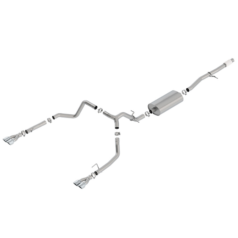 Borla | Cat-Back Exhaust Touring - Silverado / Sierra 1500 5.3L 2019-2025
