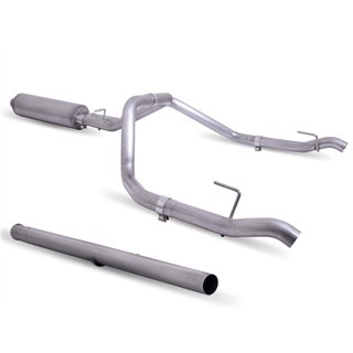 Gibson | Cat-Back Dual Split Exhaust System, Stainless - Silverado / Sierra 1500 2019-2025