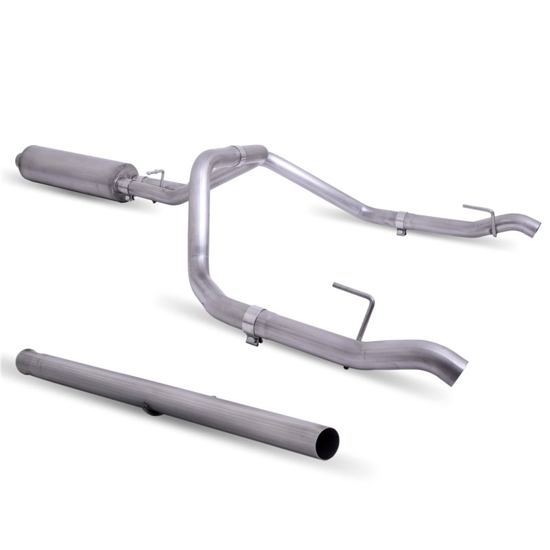 Gibson | Cat-Back Dual Split Exhaust System, Stainless - Silverado / Sierra 1500 2019-2025