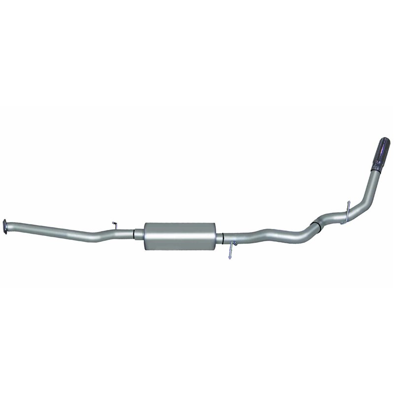 Gibson | Cat-Back Single Exhaust System, Aluminized - Silverado / Sierra 1500 / Classic 2002-2007