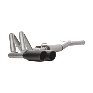 Gibson | Black Elite Cat-Back Dual Sport Exhaust System, Stainless - F-150 2015-2023