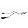 Gibson | Black Elite Cat-Back Dual Sport Exhaust System, Stainless - Ranger 2019-2024