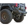 Gibson | Patriot Series Cat-Back Dual Split Exhaust System, Black Ceramic - Wrangler (JK) 3.6L / 3.8L 2007-2017