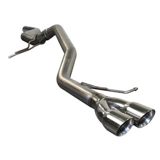aFe Power | Large Bore-HD 2-1/2in 409 Stainless Steel Cat-Back Exhaust System - Jetta 2.0L 2011-2014