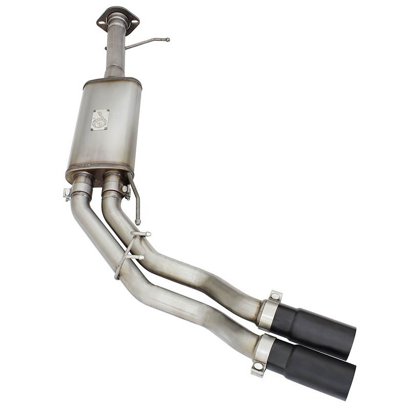 aFe Power | Rebel Series 3 IN to 2-1/2 IN 409 Stainless Steel Cat-Back Exhaust w/Black Tip - F-150 6.2L 2011-2014