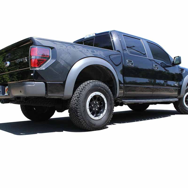 aFe Power | Rebel Series 3 IN to 2-1/2 IN 409 Stainless Steel Cat-Back Exhaust w/Black Tip - F-150 6.2L 2011-2014
