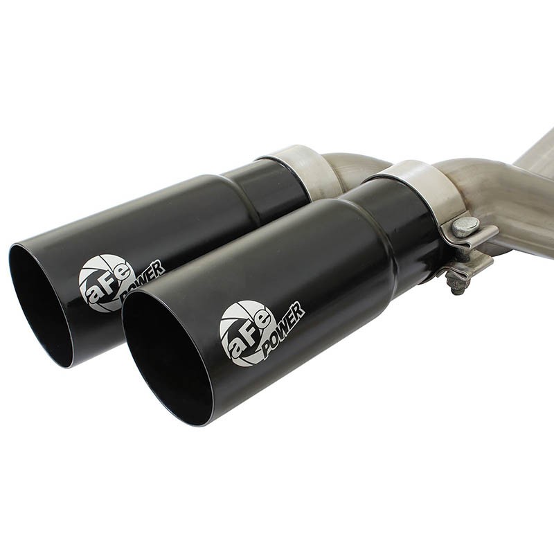 aFe Power | Rebel Series 3 IN to 2-1/2 IN 409 Stainless Steel Cat-Back Exhaust w/Black Tip - F-150 6.2L 2011-2014