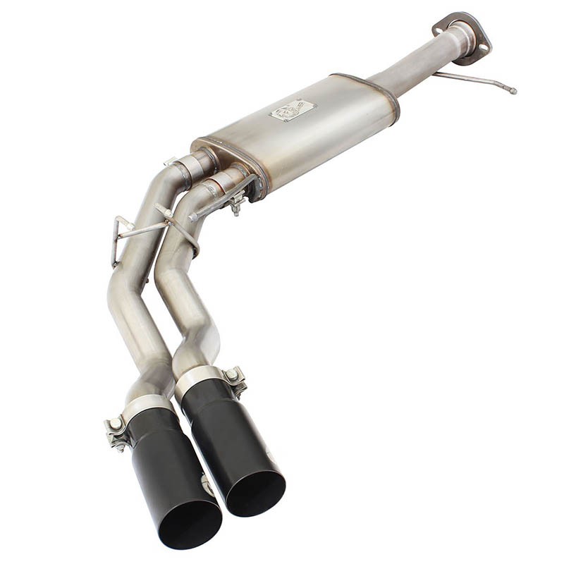 aFe Power | Rebel Series 3 IN to 2-1/2 IN 409 Stainless Steel Cat-Back Exhaust w/Black Tip - F-150 6.2L 2011-2014