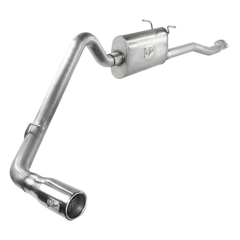 aFe Power | ATLAS 2-1/2 IN Aluminized Steel Cat-Back Exhaust System w/Muffler/Polish Tip - Ranger 2000-2011