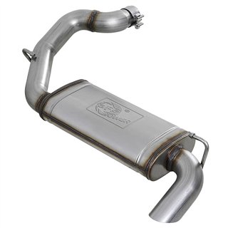 aFe Power | MACH Force-Xp 3 IN 409 Stainless Steel Axle-Back Hi-Tuck Exhaust System - Wrangler (JL) 2.0T / 3.6L 2018-2025