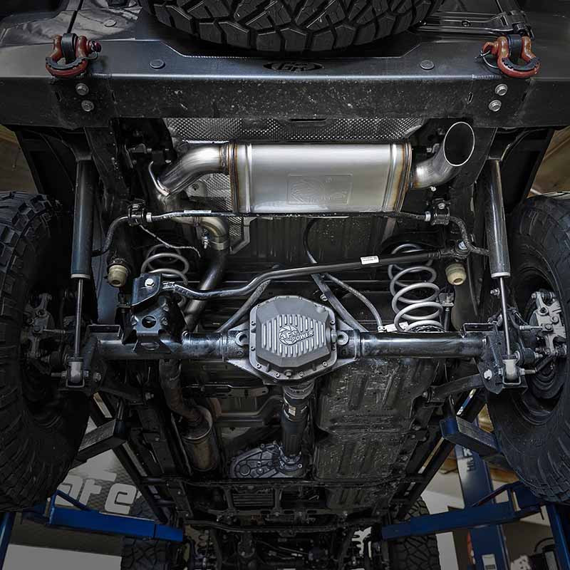 aFe Power | MACH Force-Xp 3 IN 409 Stainless Steel Axle-Back Hi-Tuck Exhaust System - Wrangler (JL) 2.0T / 3.6L 2018-2025