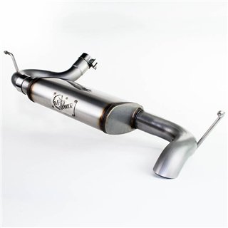 aFe Power | MACH Force-Xp 2-1/2in 409 Stainless Steel Axle-Back Exhaust System - Wrangler (JK) 3.6L / 3.8L 2007-2018