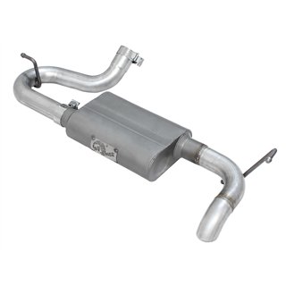 aFe Power | Scorpion 2-1/2 IN Aluminized Steel Axle-Back Hi-Tuck Exhaust System - Wrangler (JK) 3.6L / 3.8L 2007-2018