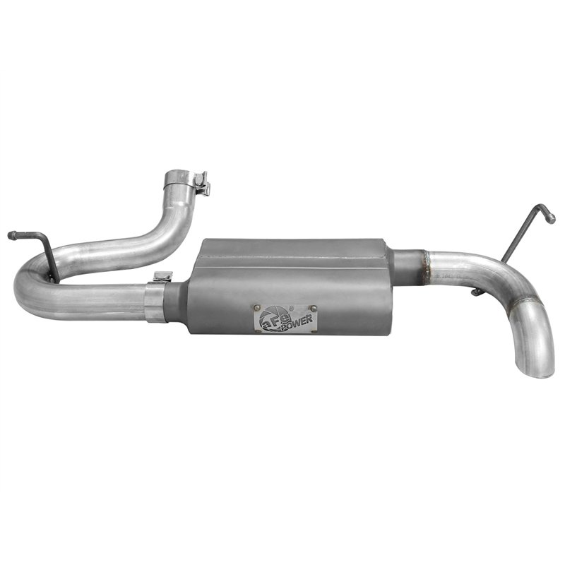 aFe Power | Scorpion 2-1/2 IN Aluminized Steel Axle-Back Hi-Tuck Exhaust System - Wrangler (JK) 3.6L / 3.8L 2007-2018