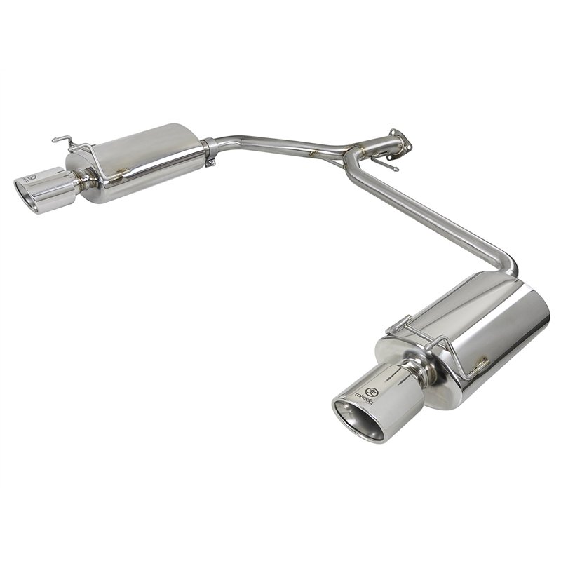 aFe Power | Takeda 1-3/4 IN to 2-1/4 IN 304 Stainless Steel Axle-Back Exhaust w/Polish Tips - Accord / Sport 2.4L / 3.5L 2013-20