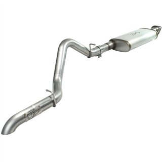 aFe Power | MACH Force-Xp 2-1/2in 409 Stainless Steel Cat-Back Exhaust System - Wrangler 4.0L 2004-2006