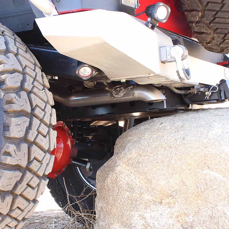 aFe Power | MACH Force-Xp 2-1/2in 409 Stainless Steel Cat-Back Exhaust System - Wrangler (JK) 3.6L 2012-2018