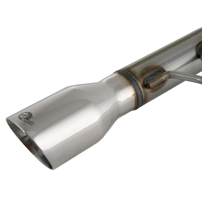 aFe Power | Large Bore-HD 2-1/2in 409 Stainless Steel Cat-Back Exhaust System - Passat 2.0L 2012-2014