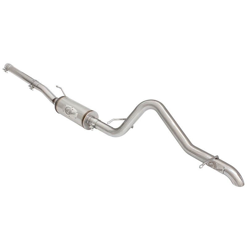 aFe Power | MACH Force-Xp 2-1/2 IN 409 Stainless Steel Cat-Back Exhaust w/14 IN muffler - Wrangler (JK) 3.6L / 3.8L 2007-2018