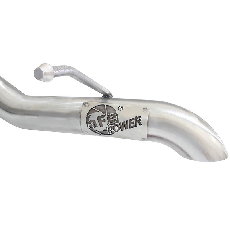 aFe Power | MACH Force-Xp 2-1/2 IN 409 Stainless Steel Cat-Back Exhaust w/14 IN muffler - Wrangler (JK) 3.6L / 3.8L 2007-2018