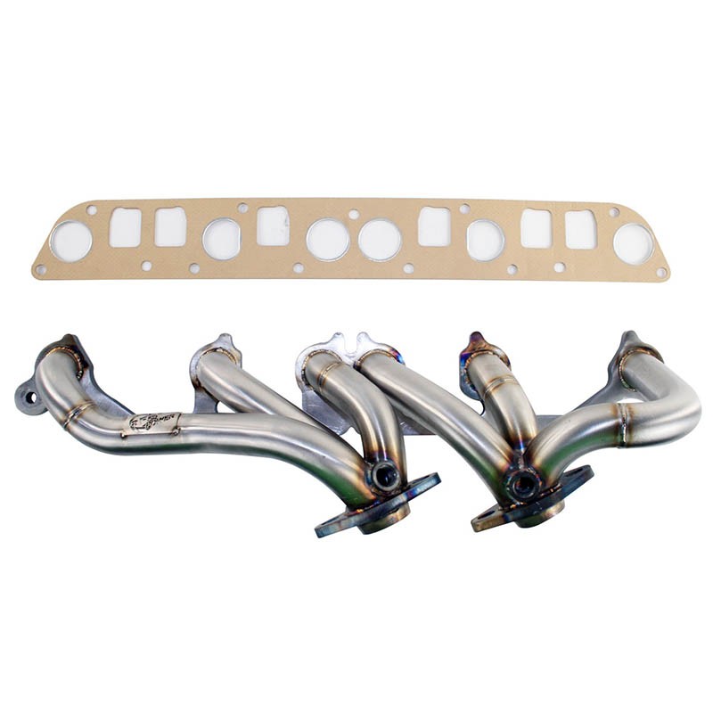 aFe Power | Twisted Steel 409 Stainless Steel Shorty Header - Wrangler 4.0L 2000-2006