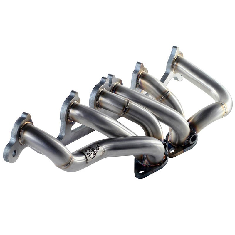aFe Power | Twisted Steel 409 Stainless Steel Shorty Header - Wrangler 4.0L 2000-2006