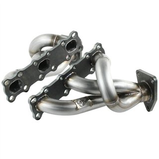 aFe Power | Twisted Steel 409 Stainless Steel Shorty Header - Frontier / Pathfinder / Xterra 4.0L 2005-2019