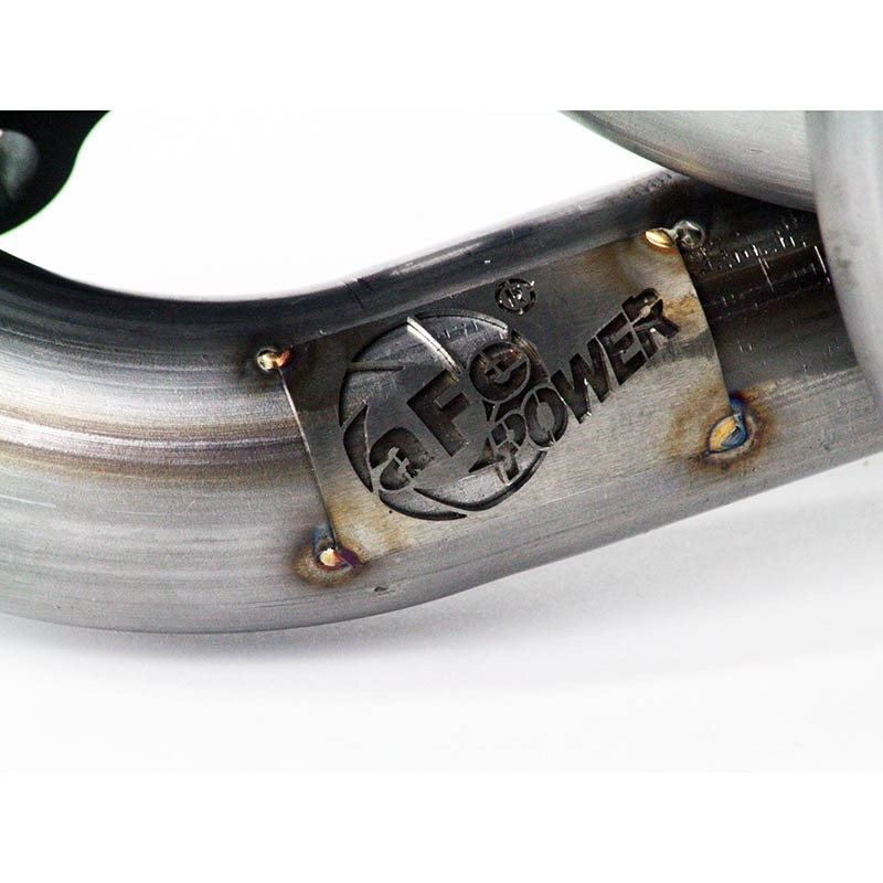 aFe Power | Twisted Steel 409 Stainless Steel Shorty Header - Frontier / Pathfinder / Xterra 4.0L 2005-2019