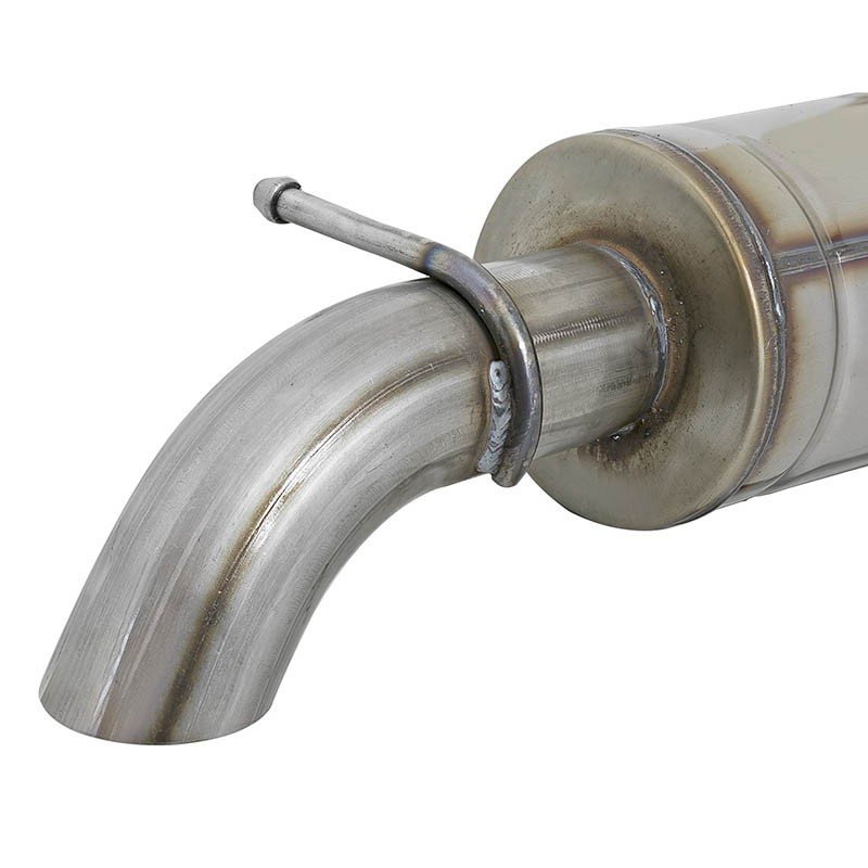 aFe Power | ROCK BASHER 2-1/2 IN to 3 IN 409 Stainless Steel Cat-Back Exhaust System - Wrangler (JK) 3.6L / 3.8L 2007-2018