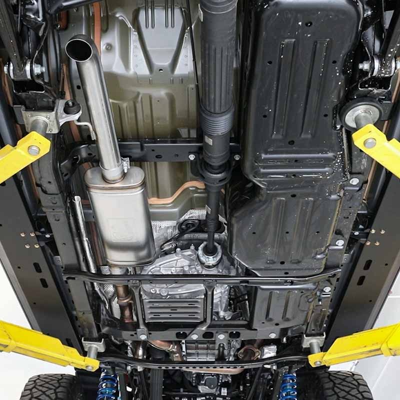 aFe Power | ROCK BASHER 3 IN 409 Stainless Steel Cat-Back Exhaust System - Gladiator 3.6L 2020-2025