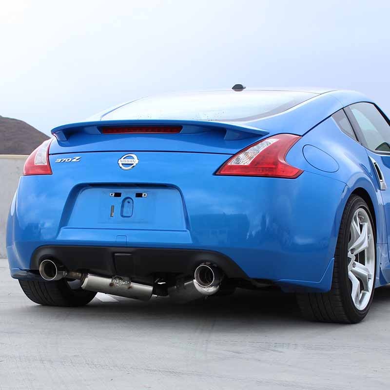 aFe Power | Takeda 2-1/2 IN 304 Stainless Steel Cat-Back Exhaust System w/Dual Polished Tip - 370Z 3.7L 2009-2020