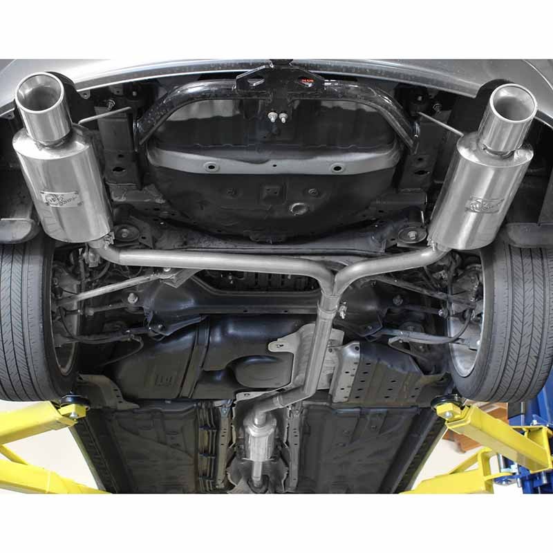 aFe Power | Takeda 2-1/4 IN to 2 IN 304 Stainless Steel Cat-Back Exhaust w/Polished Tips - Accord 3.5L 2008-2012