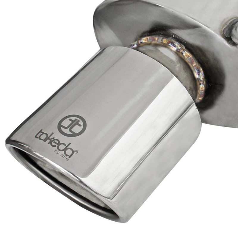 aFe Power | Takeda 2-1/4 IN to 2 IN 304 Stainless Steel Cat-Back Exhaust w/Polished Tips - Accord 3.5L 2008-2012