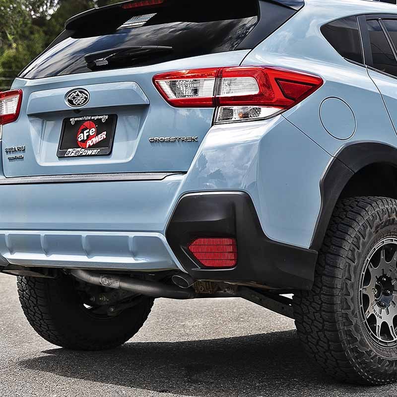 aFe Power | Takeda 2-1/2 IN 304 Stainless Steel Cat-Back Exhaust System - Crosstrek 2.0L / 2.5L 2018-2023