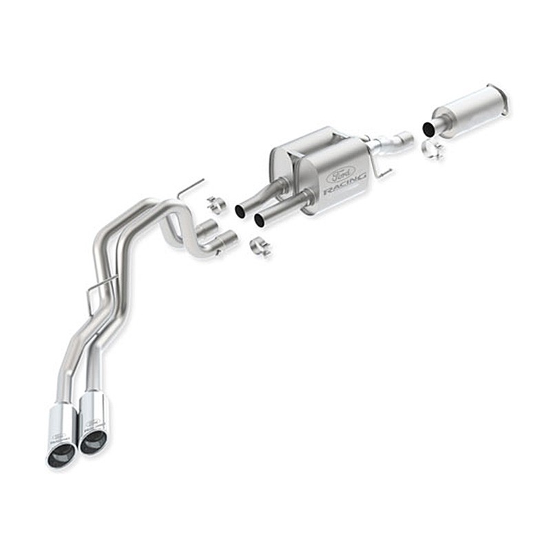 Ford Performance | 2011-14 F-150 RAPTOR 6.2 TOUR EXHAUST SYS- CHR TIP