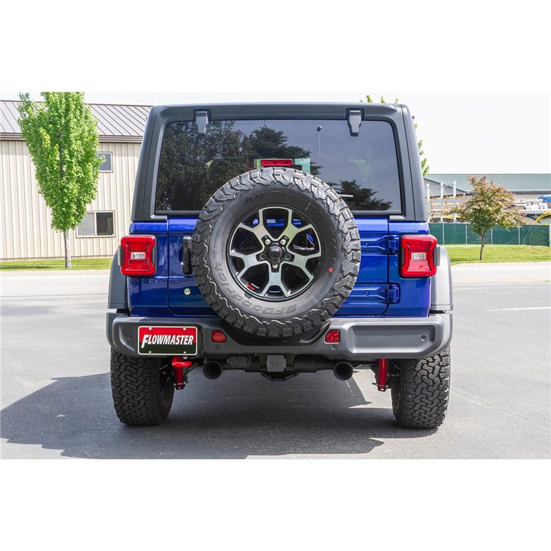 Flowmaster | Outlaw Cat-Back Exhausts - Wrangler (JL) 2.0T / 3.6L 2018-2022