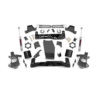 Rough Country | Lift Kit-Suspension w/Shock - Silverado / Sierra 1500 2014-2018