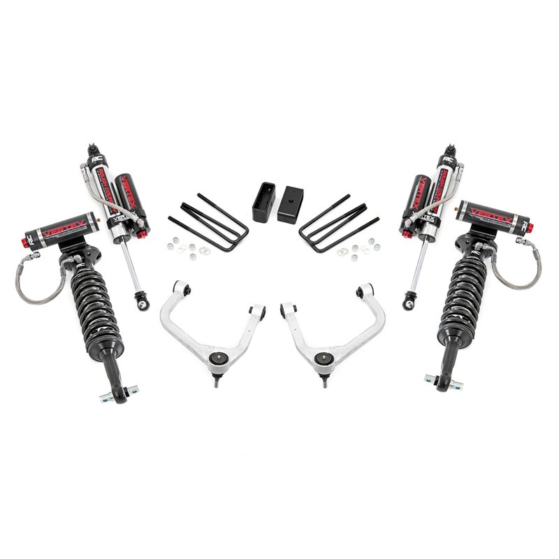 Rough Country | Lift Kit-Suspension w/Shock - Silverado 1500 2020-2024