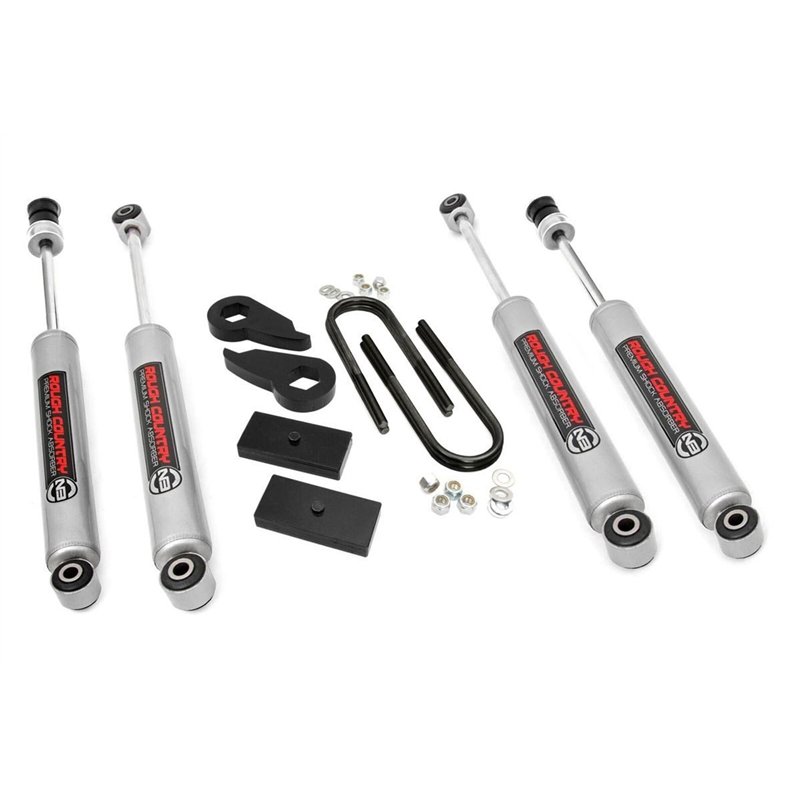 Rough Country | Lift Kit-Suspension w/Shock - F-150 4.2L / 4.6L / 5.4L 2000-2003