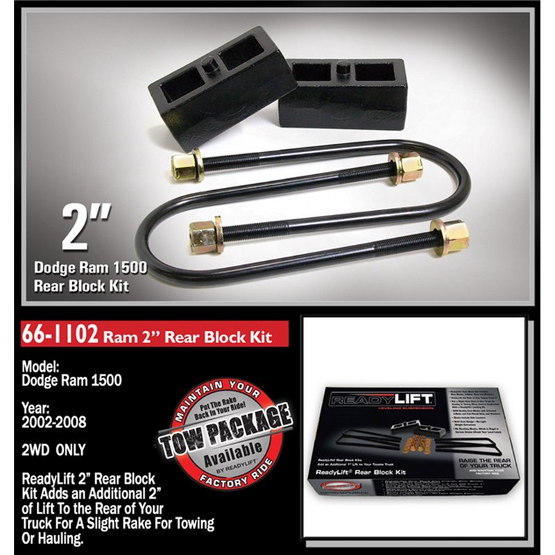 ReadyLIFT | Rear Block Kit - Ram 1500 2002-2008