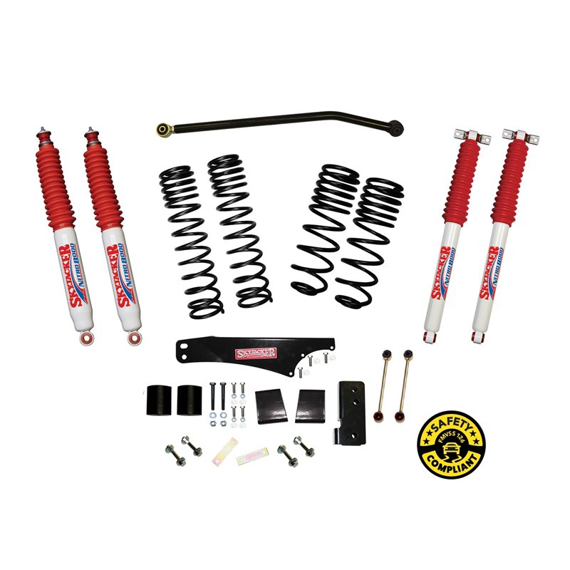 Skyjacker | Lift Kit-Suspension w/Shock - Wrangler (JK) / Wrangler (JL) Unlimited Moab 3.6L / 3.8L 2007-2018