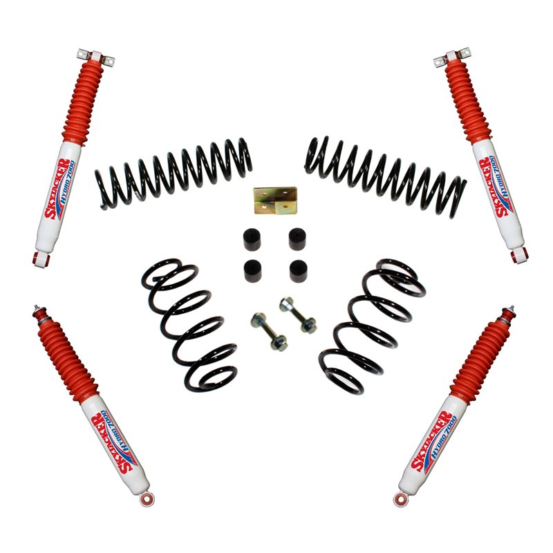 Skyjacker | Lift Kit-Suspension w/Shock - Wrangler 2.4L / 2.5L / 4.0L 1997-2006