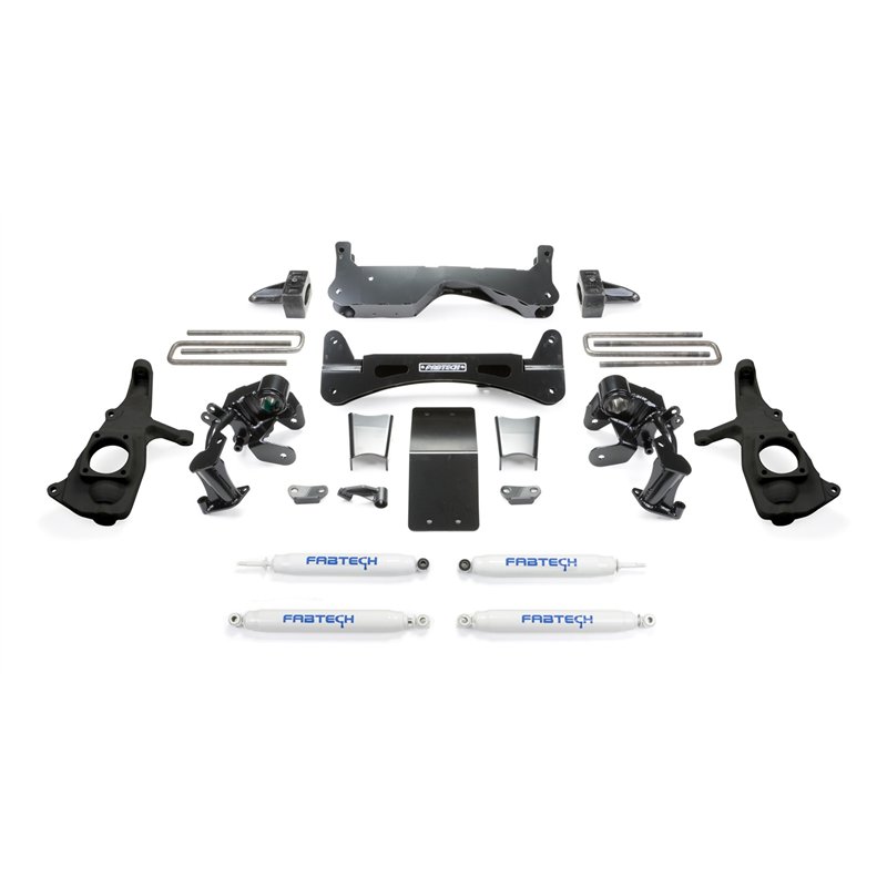 Fabtech | Lift Kit-Suspension w/Shock - Silverado / Sierra 2500 HD / 3500 HD 6.0L / 6.6L 2011-2018