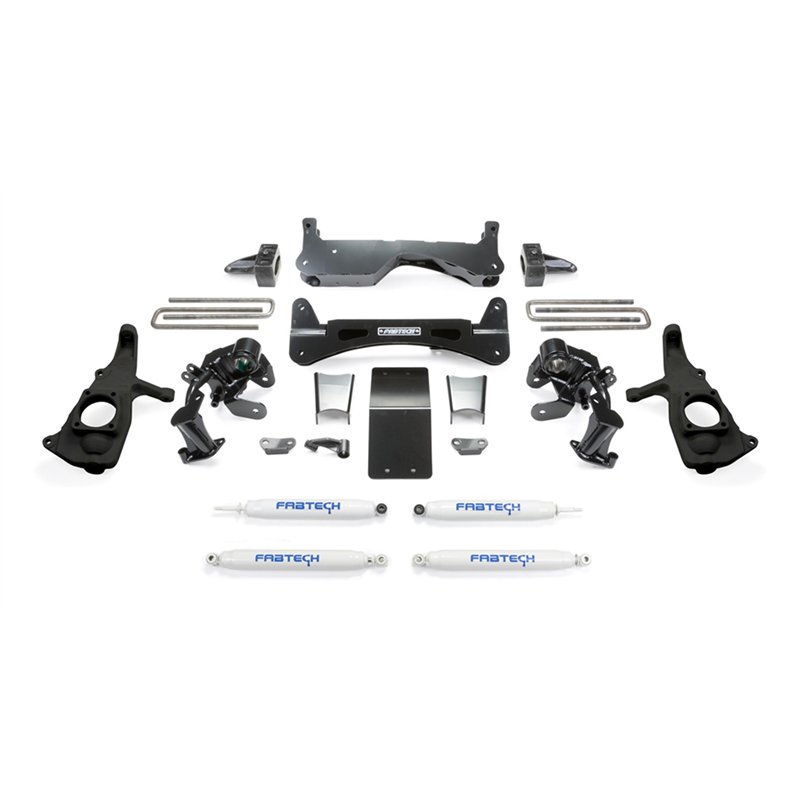 Fabtech | Lift Kit-Suspension w/Shock - Silverado / Sierra 2500 HD / 3500 HD 6.0L / 6.6L 2011-2018