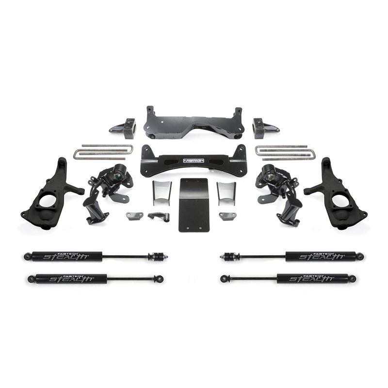 Fabtech | Lift Kit-Suspension w/Shock - Silverado / Sierra 2500 HD / 3500 HD 6.0L / 6.6L 2011-2018