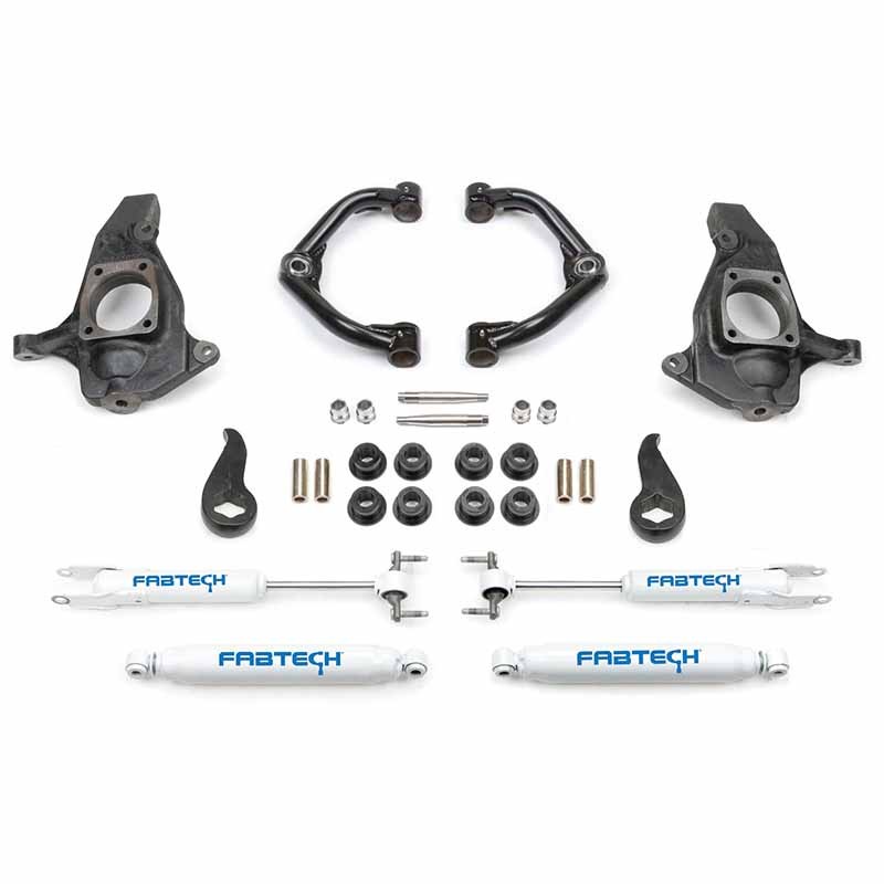 Fabtech | Lift Kit-Suspension w/Shock - Silverado / Sierra 2500 HD / 3500 HD 6.0L / 6.6L 2011-2018