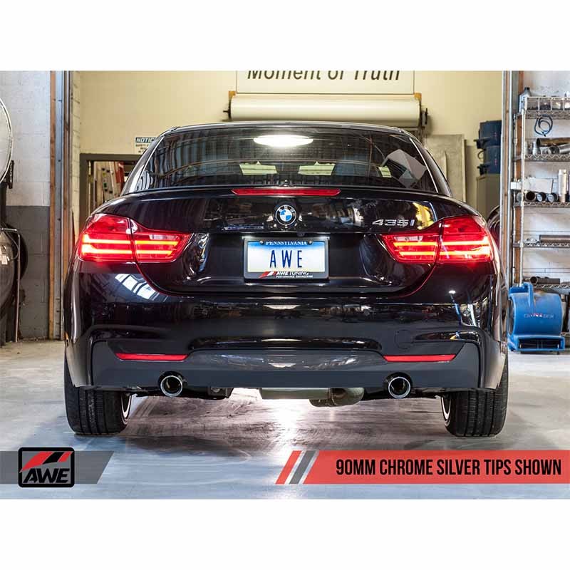 AWE Tuning | Touring Axle-Back Exhaust - BMW 3.0T 2012-2016