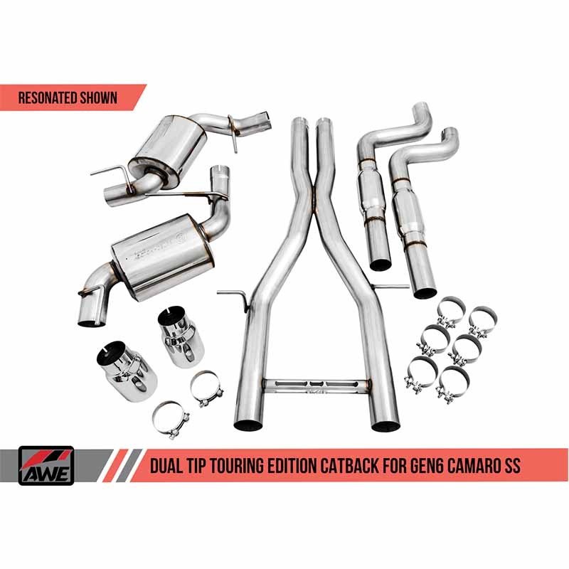 AWE Tuning | Touring Axle-Back Exhaust - Camaro LT1 / SS 6.2L 2016-2024